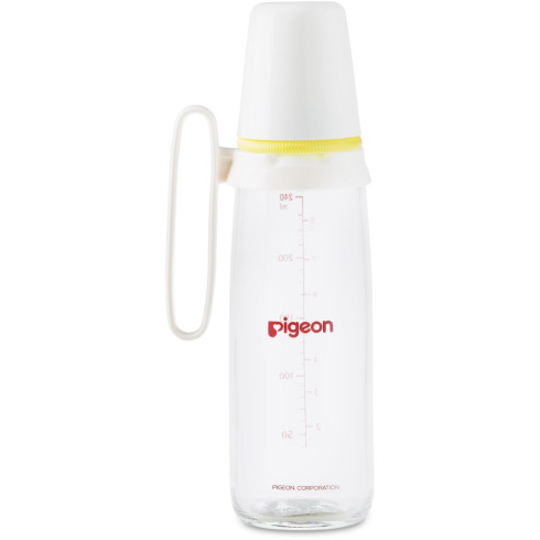 Pigeon Glass Feeding Bottle w/ Handle